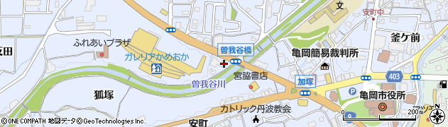 京都府亀岡市余部町宝久保31周辺の地図