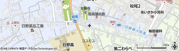 滋賀県蒲生郡日野町松尾1586周辺の地図