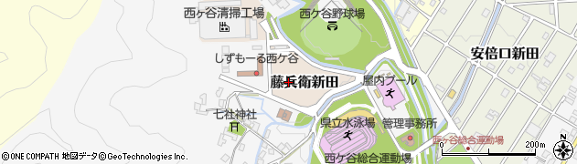 静岡県静岡市葵区藤兵衛新田周辺の地図