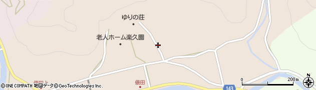兵庫県多可郡多可町八千代区俵田周辺の地図