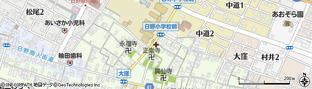 滋賀県蒲生郡日野町大窪329周辺の地図