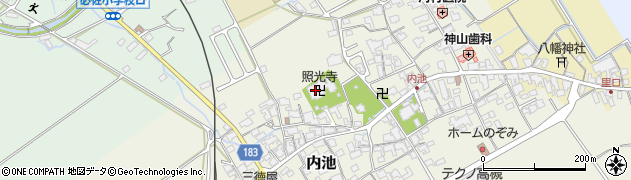 照光寺周辺の地図