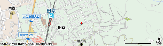 静岡県伊豆の国市田京659周辺の地図