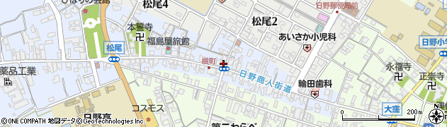 滋賀県蒲生郡日野町松尾1536周辺の地図
