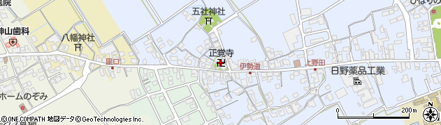 滋賀県蒲生郡日野町上野田902周辺の地図