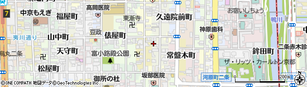 京都府京都市中京区達磨町591周辺の地図