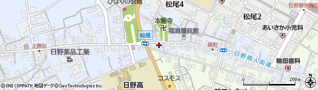 滋賀県蒲生郡日野町松尾1592周辺の地図