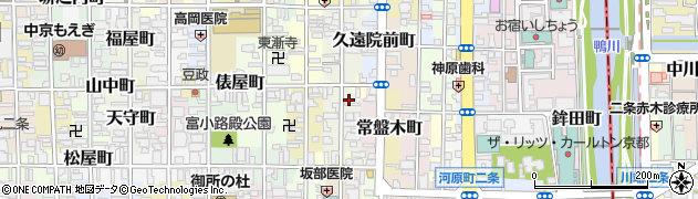 京都府京都市中京区達磨町614周辺の地図