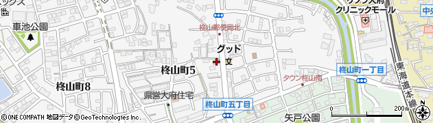 大府柊山郵便局周辺の地図