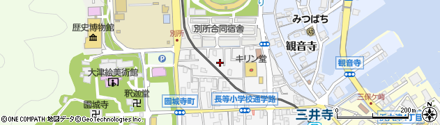 滋賀県大津市大門通18周辺の地図