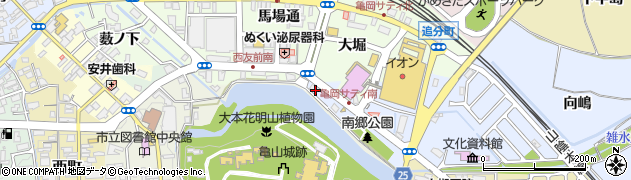 自衛隊京都地方協力本部亀岡地域事務所周辺の地図