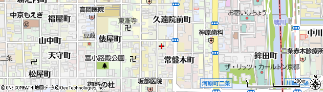 京都府京都市中京区達磨町615周辺の地図