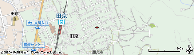 静岡県伊豆の国市田京658周辺の地図
