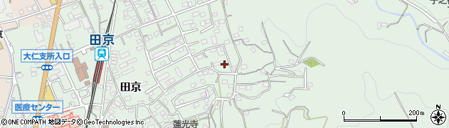静岡県伊豆の国市田京629周辺の地図