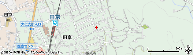 静岡県伊豆の国市田京634周辺の地図