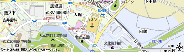 リファイン亀岡店周辺の地図