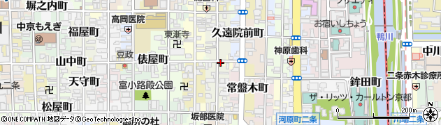 京都府京都市中京区達磨町616周辺の地図