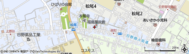 滋賀県蒲生郡日野町松尾1580周辺の地図