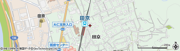 静岡県伊豆の国市田京676周辺の地図