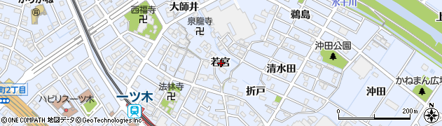 愛知県刈谷市一ツ木町若宮周辺の地図