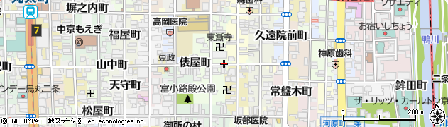夷川通周辺の地図