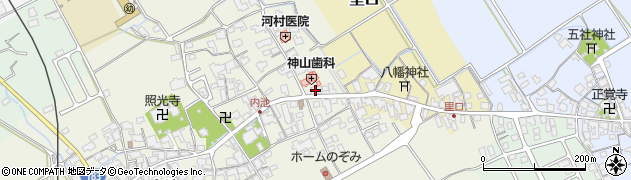 滋賀県蒲生郡日野町内池349周辺の地図