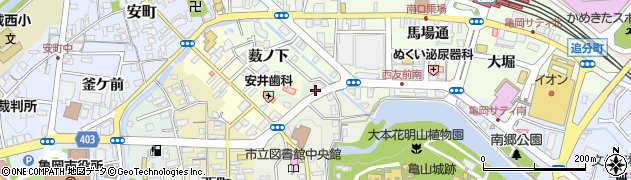 明治安田生命保険相互会社　京都支社亀岡営業所周辺の地図