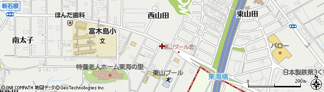愛知県東海市富木島町新藤棚45周辺の地図
