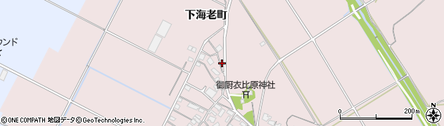 三重県四日市市下海老町1225周辺の地図