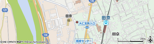 静岡県伊豆の国市田京274周辺の地図