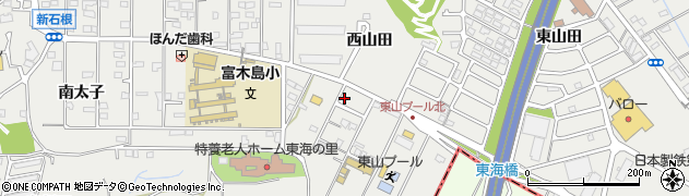 愛知県東海市富木島町新藤棚69周辺の地図