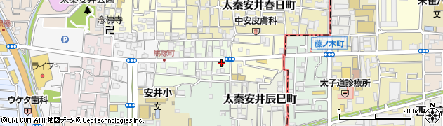 京都太秦安井郵便局 ＡＴＭ周辺の地図