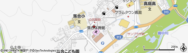 岡山県真庭市落合垂水610周辺の地図