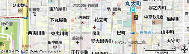 京都府京都市中京区弁財天町316周辺の地図