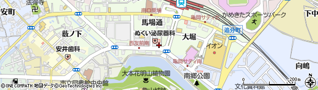 魚民 亀岡南口駅前店周辺の地図
