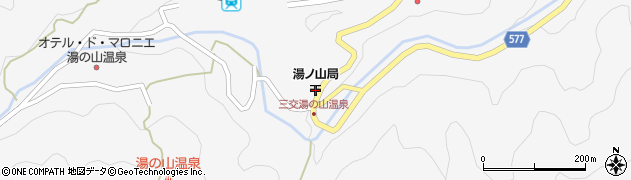 湯ノ山郵便局周辺の地図