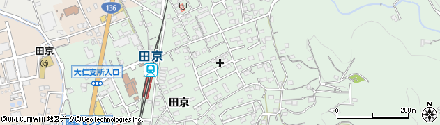 静岡県伊豆の国市田京657周辺の地図