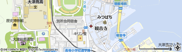 滋賀県大津市観音寺12周辺の地図