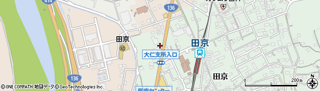 静岡県伊豆の国市田京286周辺の地図