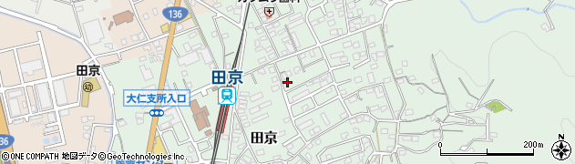 静岡県伊豆の国市田京656周辺の地図