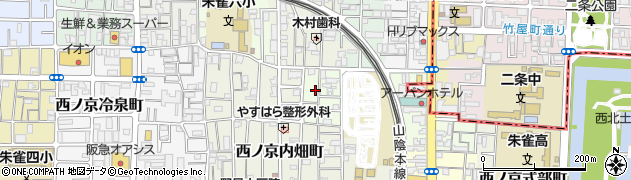 京都府京都市中京区聚楽廻南町周辺の地図
