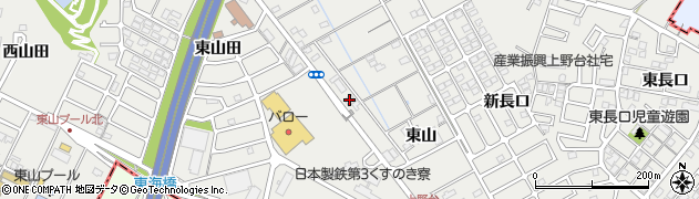 中日新聞　富木島専売所・小島新聞店周辺の地図