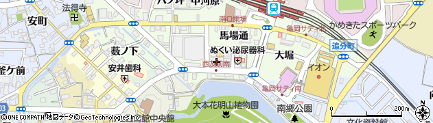 京都信用金庫亀岡支店周辺の地図