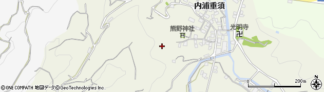静岡県沼津市内浦重須周辺の地図