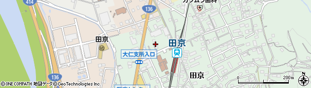 静岡県伊豆の国市田京297周辺の地図