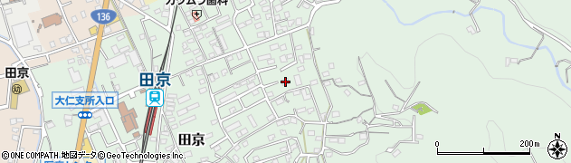 静岡県伊豆の国市田京636周辺の地図