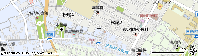 滋賀県蒲生郡日野町松尾1555周辺の地図