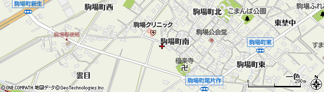 愛知県豊田市駒場町（小松脇）周辺の地図