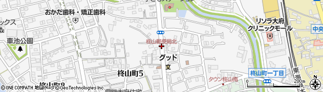 柊山郵便局北周辺の地図