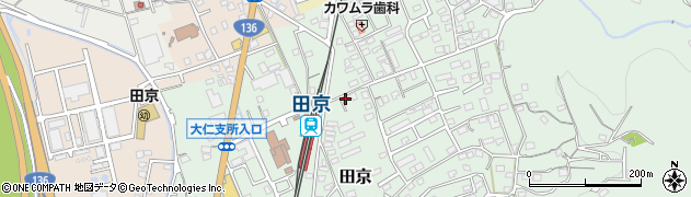 静岡県伊豆の国市田京674周辺の地図